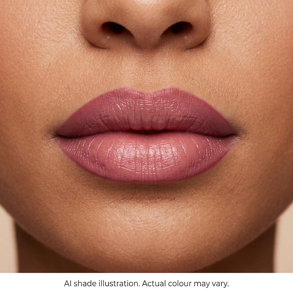 Lip liner reference 9 on lips. AI shade illustration, actual colour may vary.