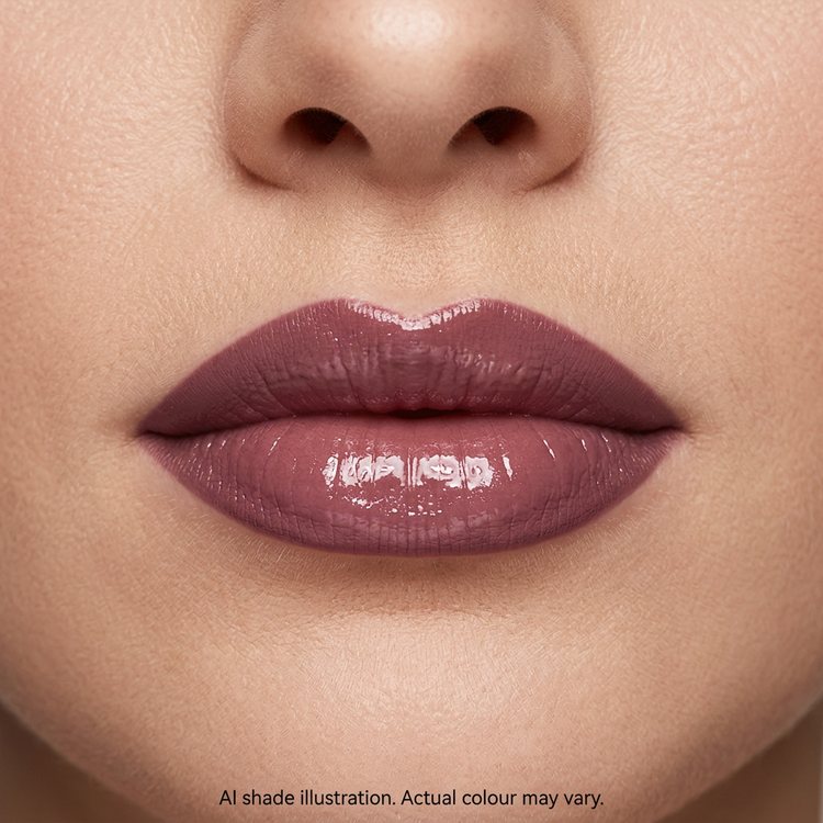 Liner and gloss look inspired by reference 10. AI shade illustration, actual colour may vary.