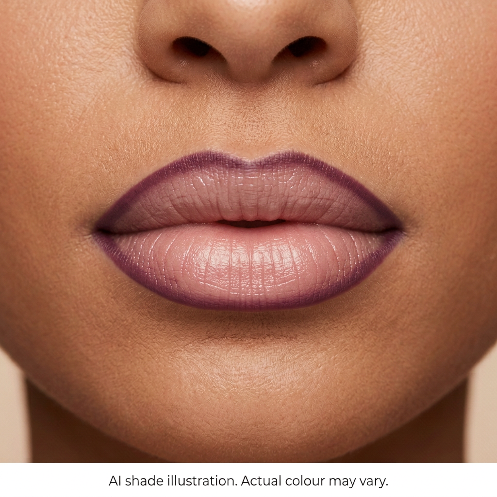 Lip liner reference 11 on lips. AI shade illustration, actual colour may vary.
