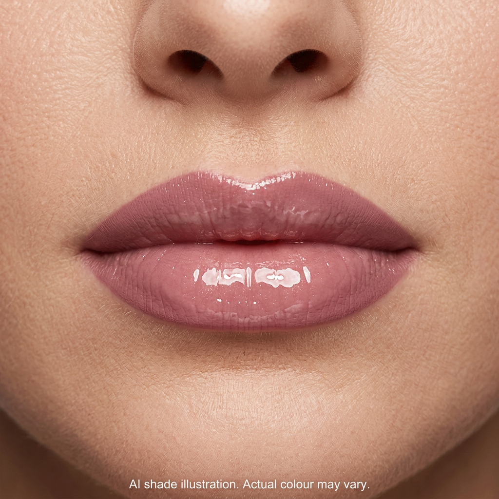 Liner and gloss look inspired by reference 2. AI shade illustration, actual colour may vary.